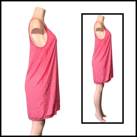 Nation LTD Penelope V Back Slip Dress in Pink SZ M $179 - Picture 4 of 11